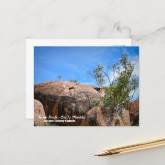 Karlu Karlu "Devil's Marbles" Feestdagenkaart