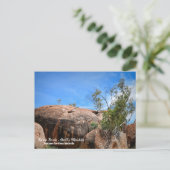 Karlu Karlu "Devil's Marbles" Feestdagenkaart (Staand voorkant)