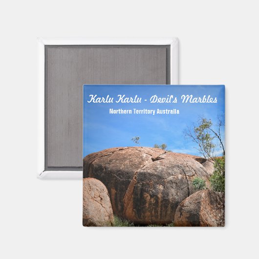 Karlu Karlu "Devil's Marbles" Magneet (Voorkant / Achterkant)