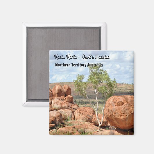 Karlu Karlu "Devil's marbles" Magneet (Voorkant / Achterkant)