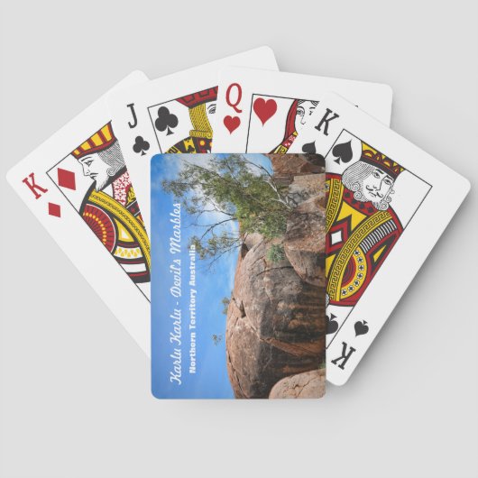 Karlu Karlu "Devil's Marbles" Pokerkaarten (Achterkant)