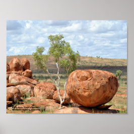 Karlu Karlu "Devil's marbles" Poster