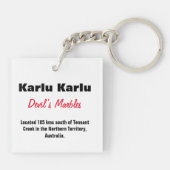 Karlu Karlu "Devil's marbles" Sleutelhanger (Achterkant)