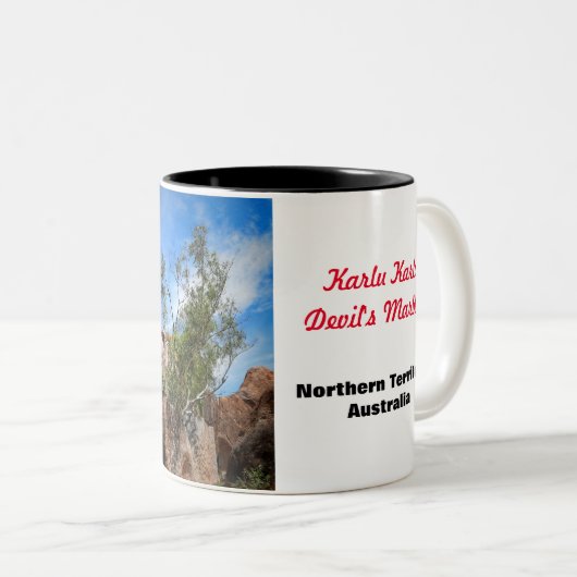 Karlu Karlu "Devil's Marbles" Tweekleurige Koffiemok (Voorkant rechts)