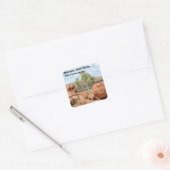 Karlu Karlu "Devil's Marbles" Vierkante Sticker (Envelop)