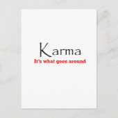Karma 1 briefkaart (Voorkant)