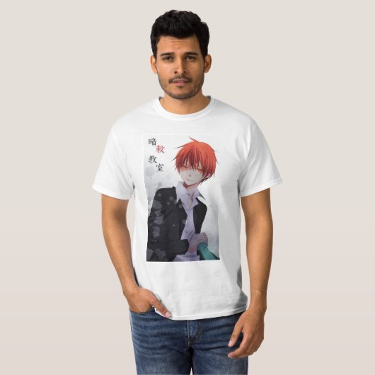Karma Akabane anime art T-shirt (Voorkant volledig)