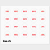 Karma Alle succes begint in de geest Sticker (Vel)