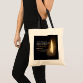 Karma - Blazing Fire - Self-knowledge Quote Bag Tote Bag (Voorkant (product))