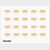 Karma Boomerang Ronde Sticker (Vel)