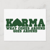 Karma Briefkaart (Voorkant)