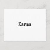 Karma Briefkaart (Voorkant)