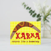 Karma briefkaart (Staand voorkant)