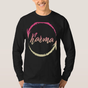 Karma Buddha Yoga universeel recht boeddhisme P T-shirt