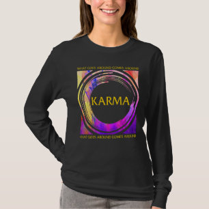 Karma Buddha Yoga universeel recht boeddhisme P T-shirt