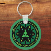 Karma Buddhist Religie - Boeddhisme Zes Sages Sleutelhanger (Voorkant)