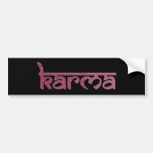 karma bumpersticker (Voorkant)