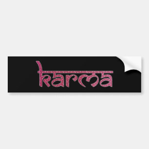 karma bumpersticker