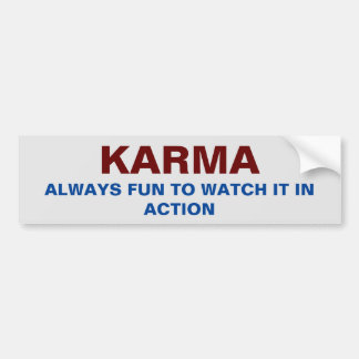 KARMA BUMPERSTICKER