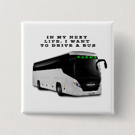 KARMA-BUS VIERKANTE BUTTON 5,1 CM