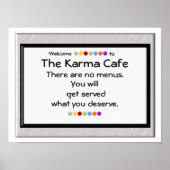 Karma Cafe Poster (Voorkant)