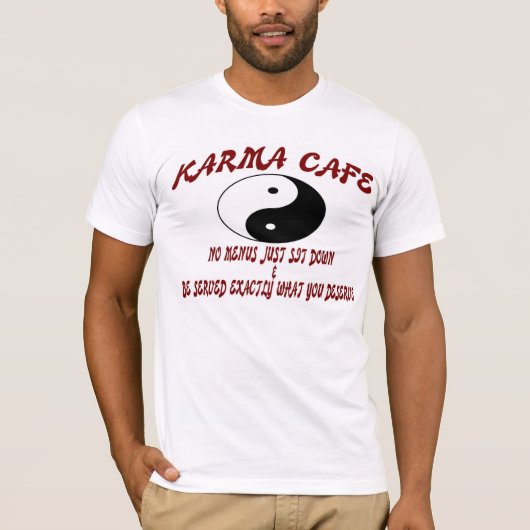 Karma Cafe T-shirt (Voorkant)
