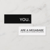 Karma Cards Mini Visitekaartje (Voorkant / Achterkant)