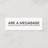 Karma Cards Mini Visitekaartje (Achterkant)