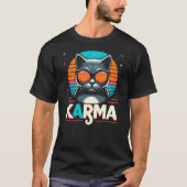 Karma Cat T-shirt (Voorkant)