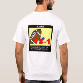 Karma-Cheaters winnen nooit T-shirt (Achterkant)