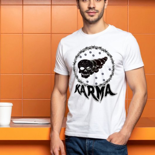 KARMA Death Metal Schedel T-Shirt 