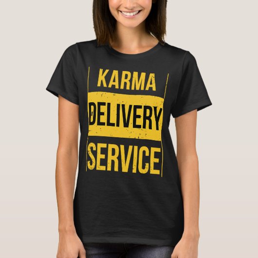 Karma Delivery Service T-shirt (Voorkant)