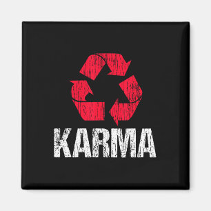 Karma Earth Day Recycling met Recycling symbool Magneet