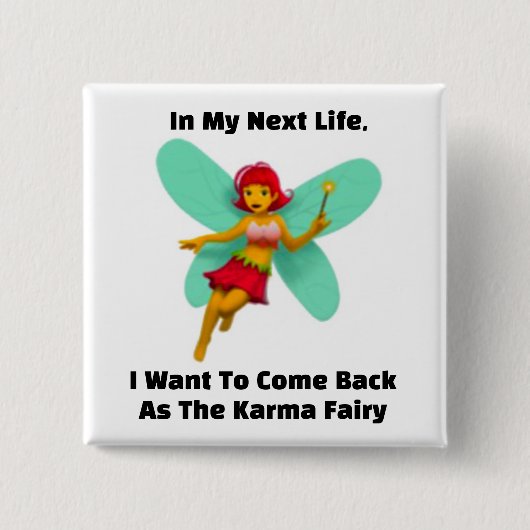 Karma Fairy Button (Voorkant)