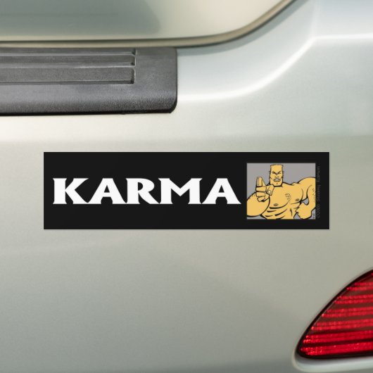 Karma Fighter 1 bumper sticker (Op auto)