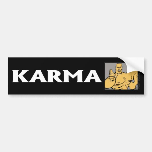 Karma Fighter 1 bumper sticker (Voorkant)