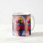 Karma Gifts 16 oz Zwart-wit Boho Mok Butterf (Voorkant rechts)