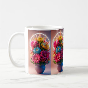 Karma Gifts 16 oz Zwart-wit Boho Mok Butterf