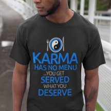 Karma heeft geen menu.. Yin Yang Graphic