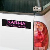 KARMA is de beste leraar Bumpersticker (Op Truck)