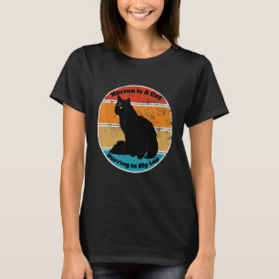 Karma is een kat die in mijn schoot spint Vintage T-shirt