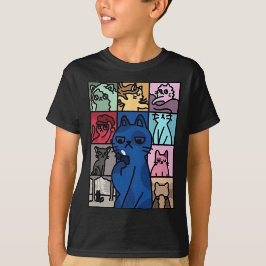 Karma is een kat Shirt kattenliefhebber (Voorkant)