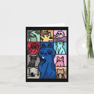 Karma is een kat Shirt kattenliefhebber Kaart
