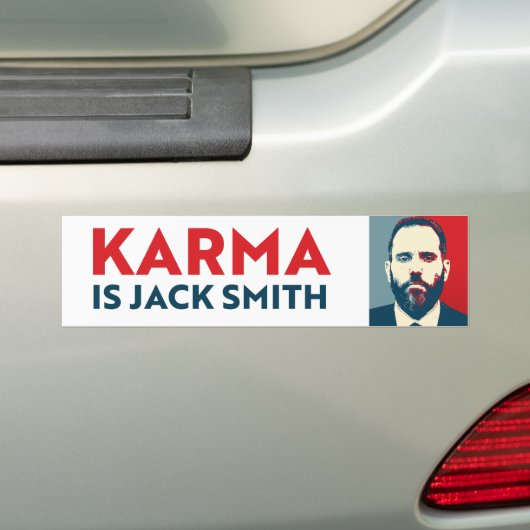 Karma is Jack Smith Bumpersticker (Op auto)