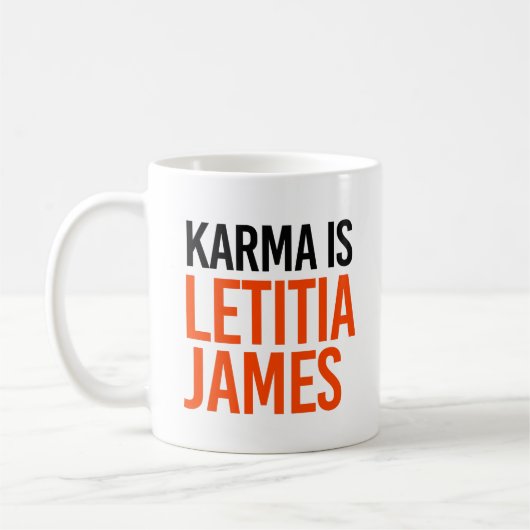 Karma is Letitia Koffiemok (Links)