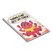 Karma is mijn beste coach notitieboek (Rechterzijde)