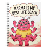 Karma is mijn beste coach notitieboek (Voorkant)