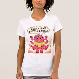 Karma is mijn beste coach t-shirt