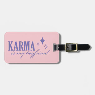 Karma is Mijn Vriendje Bagagelabel