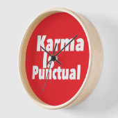 Karma is punctuele gedrukte nieuwigheid: Gezegde, (Hoek)